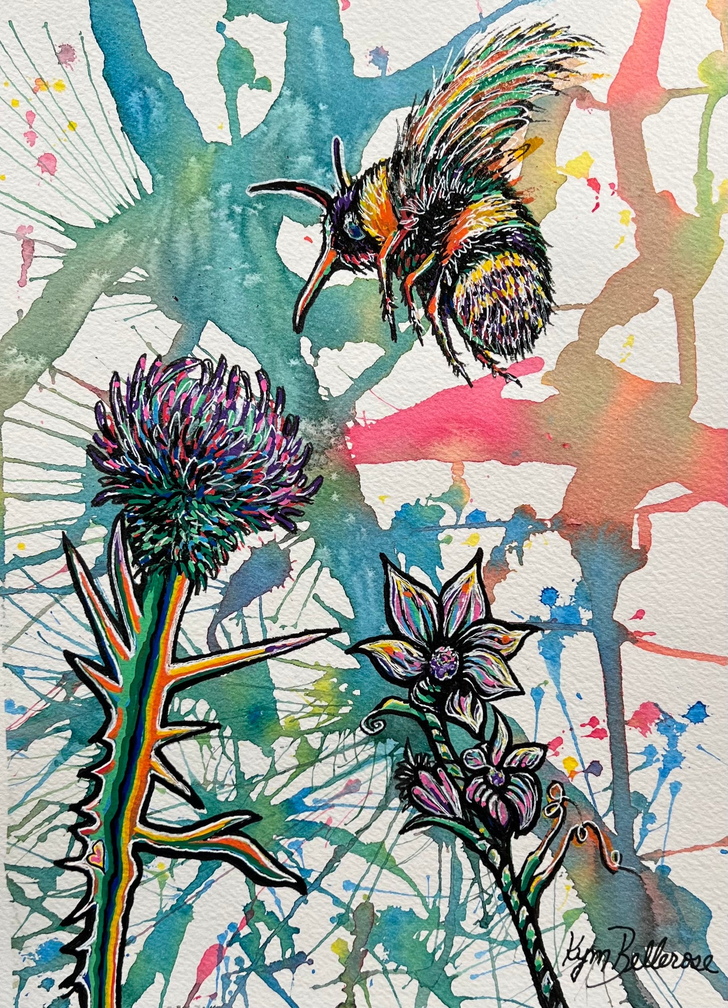 Thistle and Bee